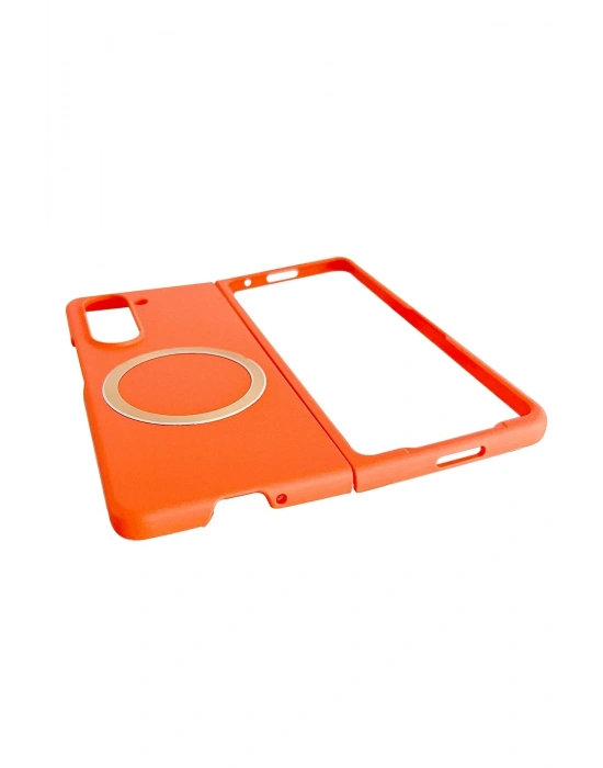 Newface Samsung Galaxy Z Fold 5 Kılıf Mata Fold Kapak - Siyah