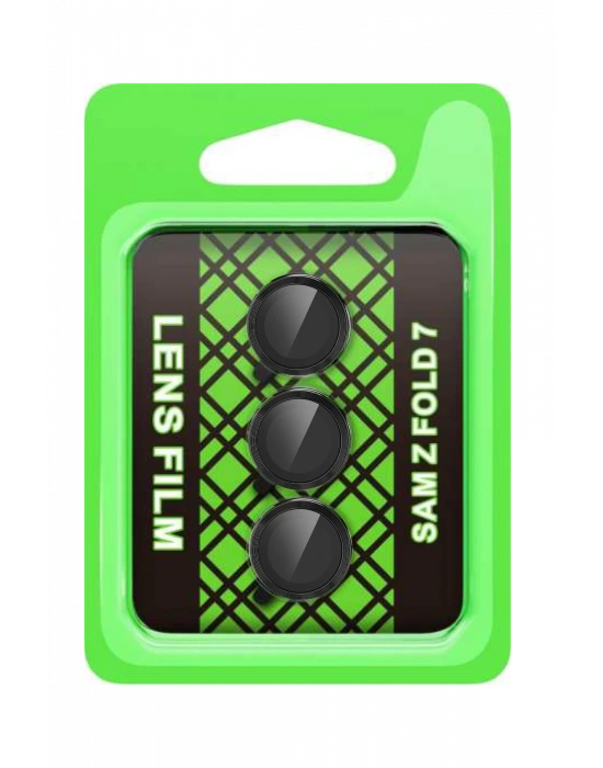 Newface Samsung Galaxy Z Fold 7 Raze Metal Kamera Lens - Siyah