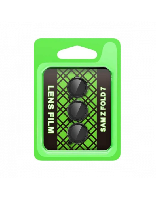 Newface Samsung Galaxy Z Fold 7 Raze Metal Kamera Lens - Siyah