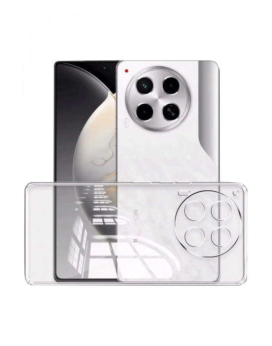 Newface Tecno Camon 30 Kılıf Lüx Şeffaf Silikon