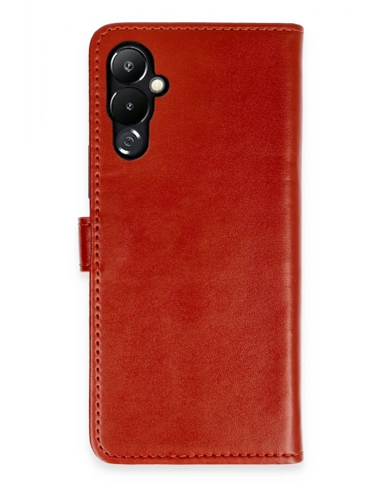 Newface Tecno Pova 4 Kılıf Trend S Plus Kapaklı Kılıf - Kırmızı