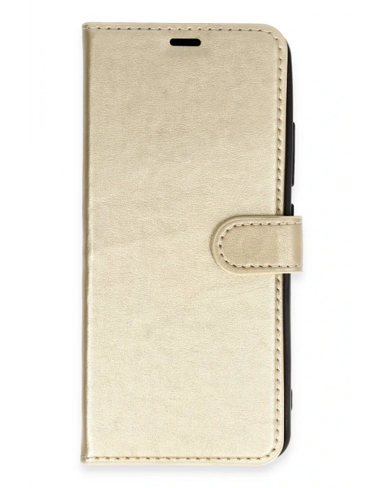 Newface Tecno Pova 5 Kılıf Trend S Plus Kapaklı Kılıf - Gold