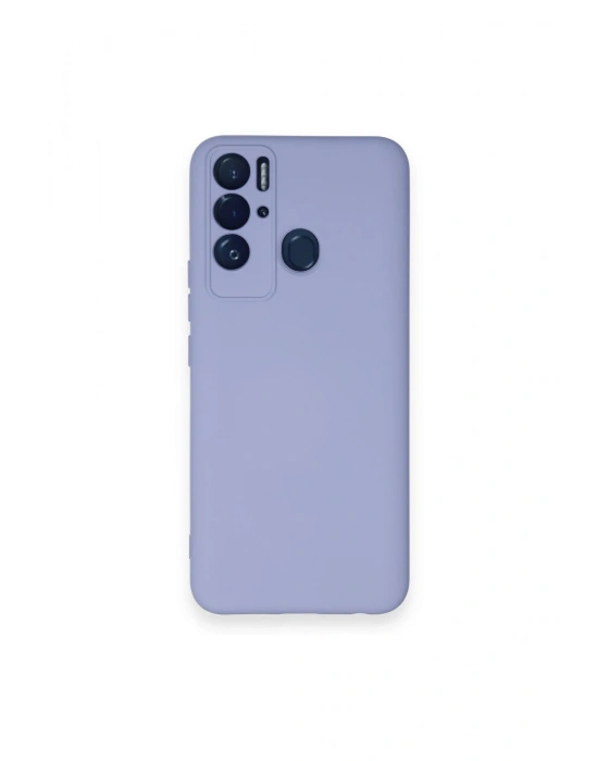 Newface Tecno Pova Neo Kılıf Nano içi Kadife Silikon - Lila