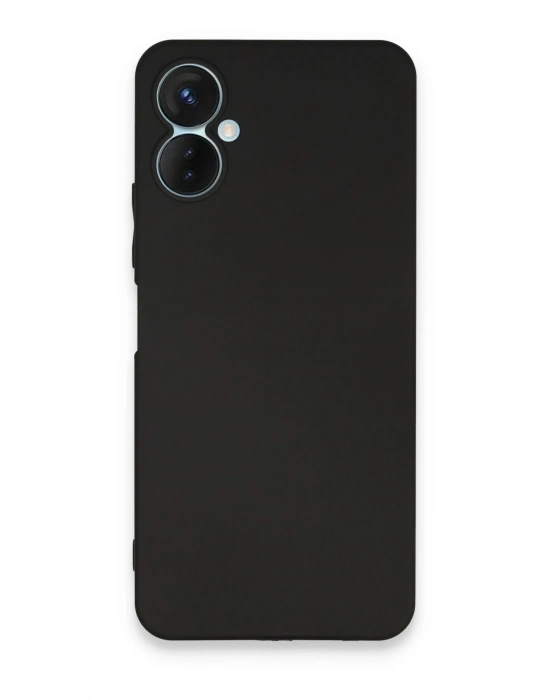 Newface Tecno Spark 9 Pro Kılıf First Silikon - Siyah