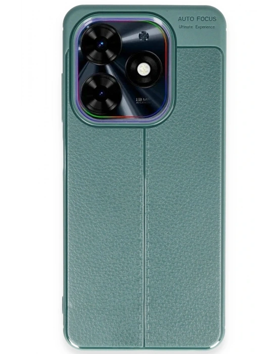 Newface Tecno Spark Go 2024 Kılıf Auto Focus Kapak - Koyu Yeşil