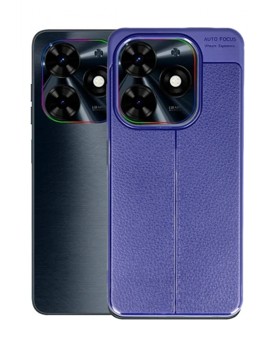 Newface Tecno Spark Go 2024 Kılıf Auto Focus Kapak - Lacivert