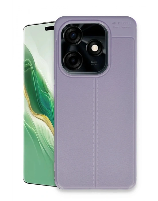 Newface Tecno Spark Go 2024 Kılıf Auto Focus Kapak - Lila