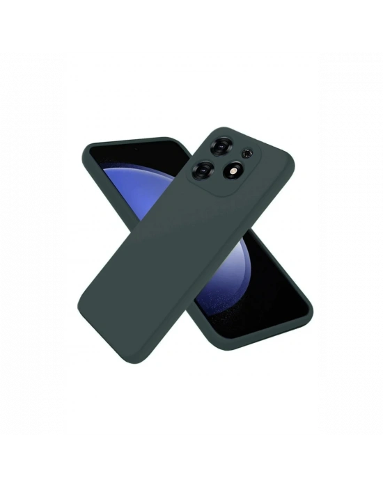 Newface Tecno Spark Go 2024 Kılıf First Silikon - Koyu Yeşil