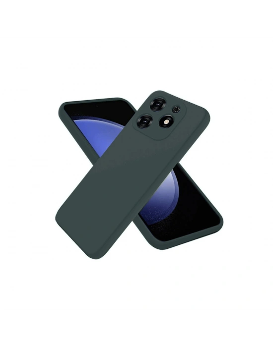 Newface Tecno Spark Go 2024 Kılıf First Silikon - Koyu Yeşil