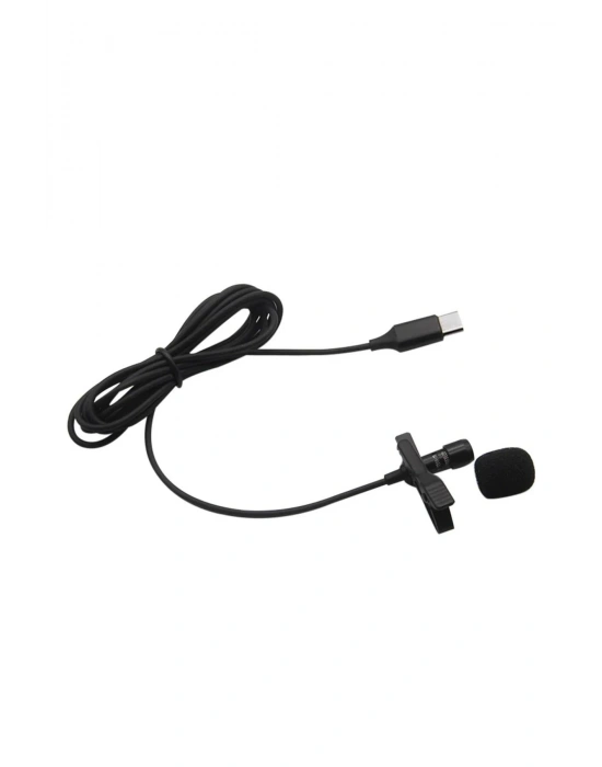 Newface Type-C 2 Metre Double Mikrofon - Siyah