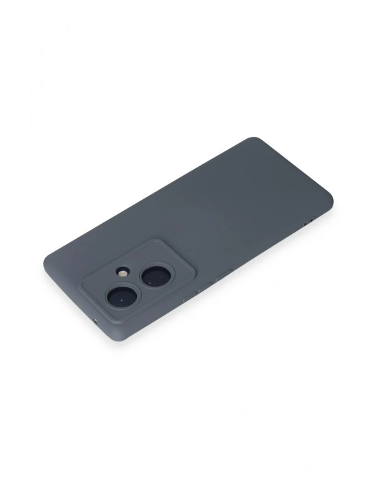Newface Vivo V29 Lite Kılıf Nano içi Kadife Silikon - Gri