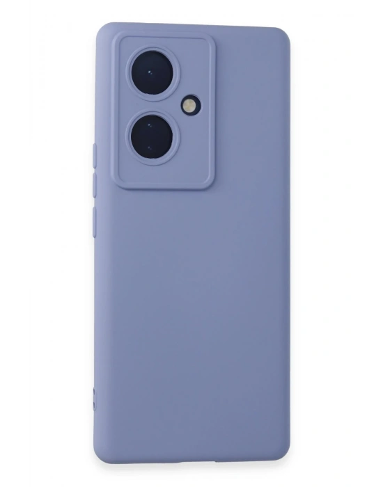 Newface Vivo V29 Lite Kılıf Nano içi Kadife Silikon - Lila