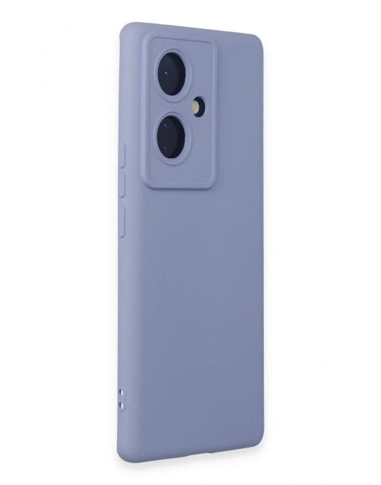 Newface Vivo V29 Lite Kılıf Nano içi Kadife Silikon - Lila