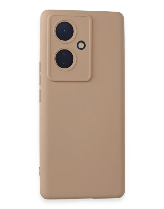 Newface Vivo V29 Lite Kılıf Nano içi Kadife Silikon - Pudra