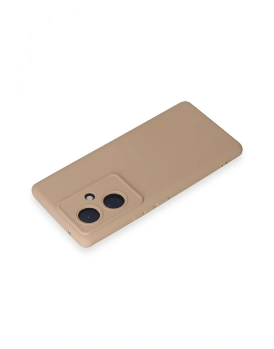 Newface Vivo V29 Lite Kılıf Nano içi Kadife Silikon - Pudra