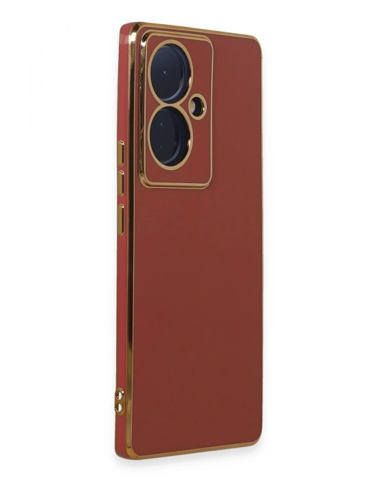 Newface Vivo V29 Lite Kılıf Volet Silikon - Kırmızı