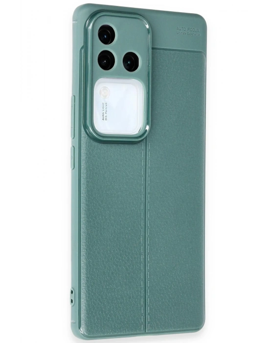 Newface Vivo V30 5G Kılıf Auto Focus Kapak - Koyu Yeşil