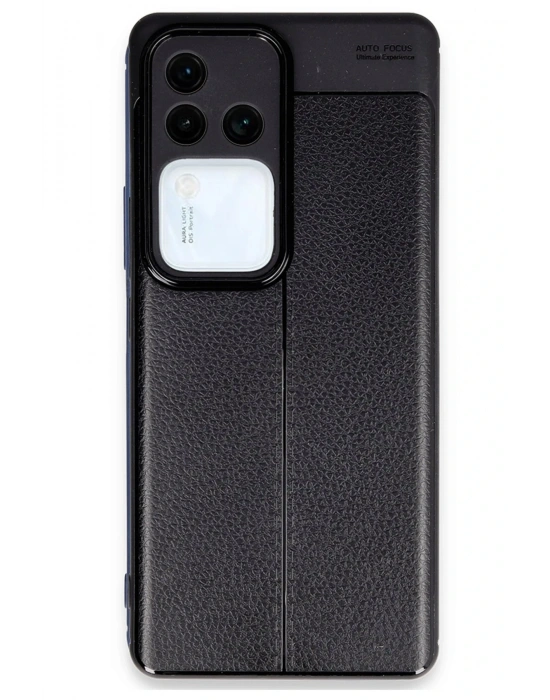 Newface Vivo V30 5G Kılıf Auto Focus Kapak - Siyah