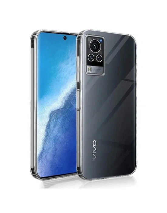 Newface Vivo V30 5G Kılıf Lüx Şeffaf Silikon