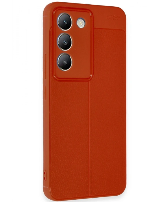 Newface Vivo V30 Lite 4G Kılıf Auto Focus Kapak - Kırmızı