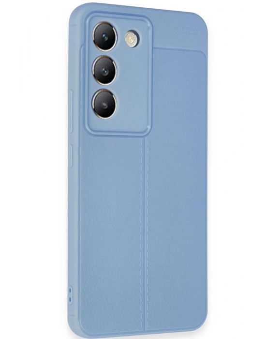 Newface Vivo V30 Lite 4G Kılıf Auto Focus Kapak - Mavi