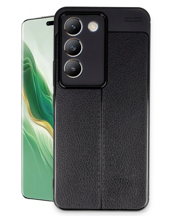 Newface Vivo V30 Lite 4G Kılıf Auto Focus Kapak - Siyah
