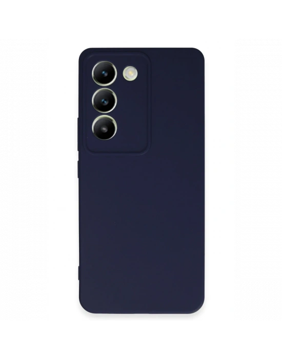 Newface Vivo V30 Lite 4G Kılıf First Silikon - Lacivert