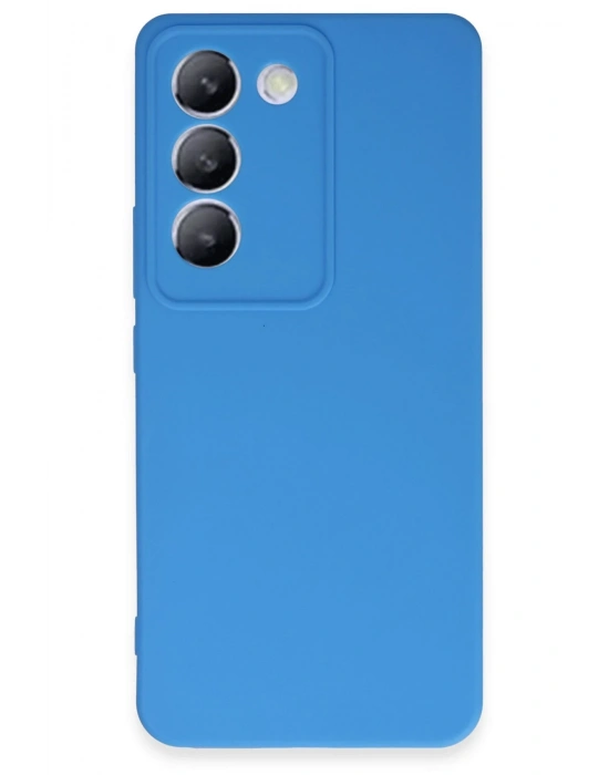 Newface Vivo V30 Lite 4G Kılıf First Silikon - Mavi