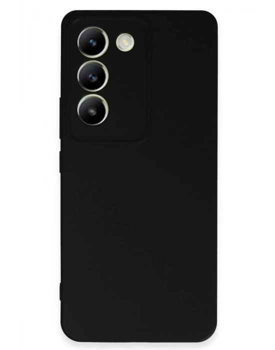 Newface Vivo V30 Lite 4G Kılıf First Silikon - Siyah