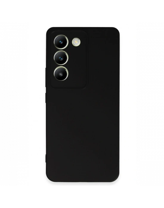 Newface Vivo V30 Lite 4G Kılıf First Silikon - Siyah