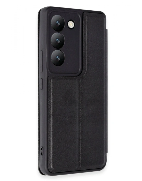 Newface Vivo V30 Lite 4G Kılıf Flip Cover - Siyah