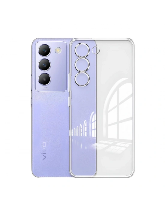 Newface Vivo V30 Lite 4G Kılıf Lüx Şeffaf Silikon