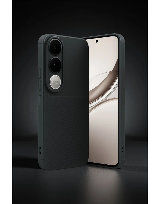 Newface Vivo V50 Lite 4G Auto Focus Karbon Kapak - Koyu Yeşil