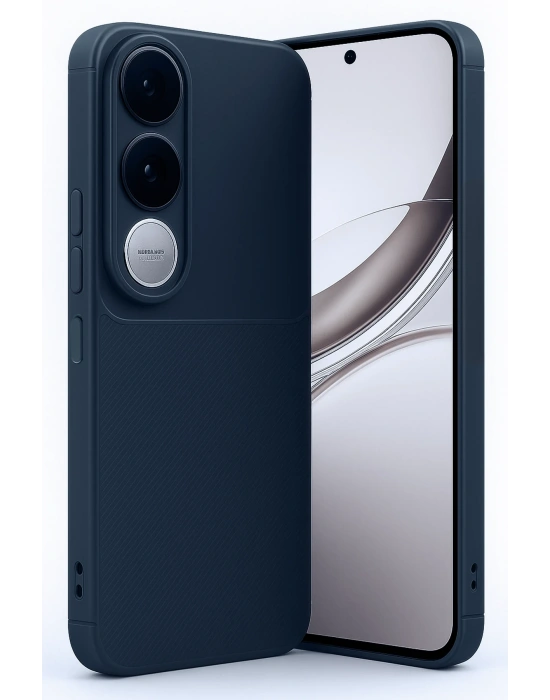 Newface Vivo V50 Lite 4G Auto Focus Karbon Kapak - Lacivert