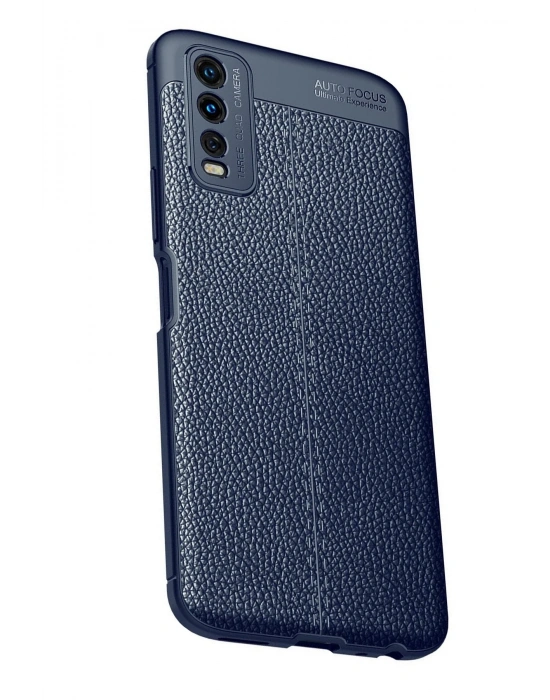 Newface Vivo Y11S Kılıf Auto Focus Kapak - Lacivert