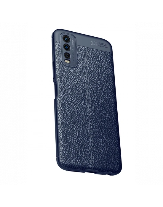 Newface Vivo Y11S Kılıf Auto Focus Kapak - Lacivert