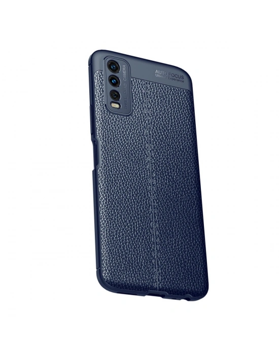 Newface Vivo Y11S Kılıf Auto Focus Kapak - Lacivert