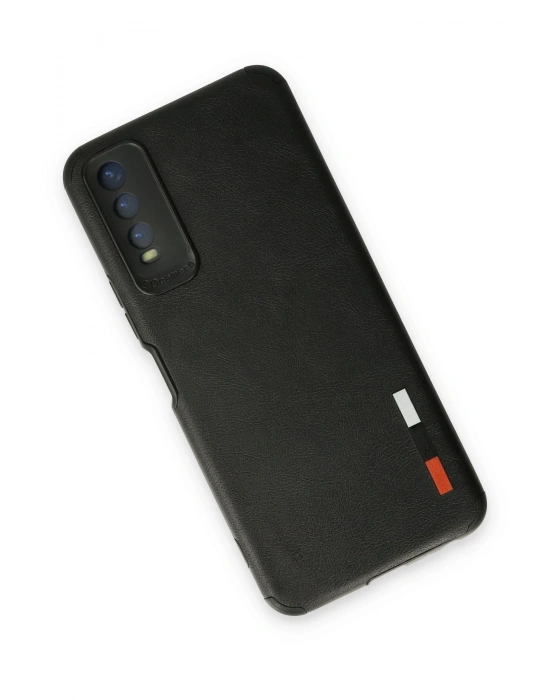 Newface Vivo Y11S Kılıf Loop Deri Silikon - Siyah