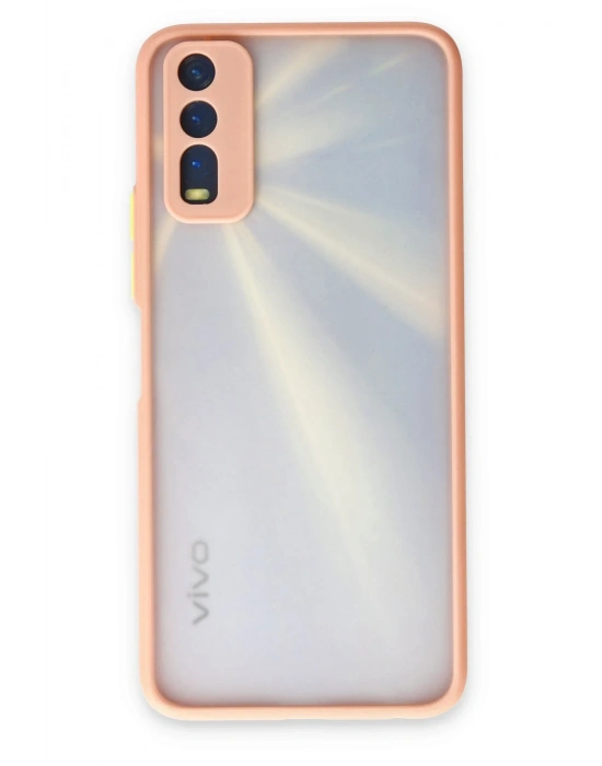 Newface Vivo Y11S Kılıf Montreal Silikon Kapak - Pembe