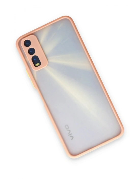 Newface Vivo Y11S Kılıf Montreal Silikon Kapak - Pembe