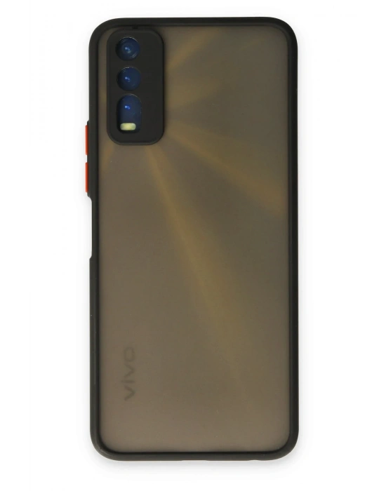 Newface Vivo Y11S Kılıf Montreal Silikon Kapak - Siyah