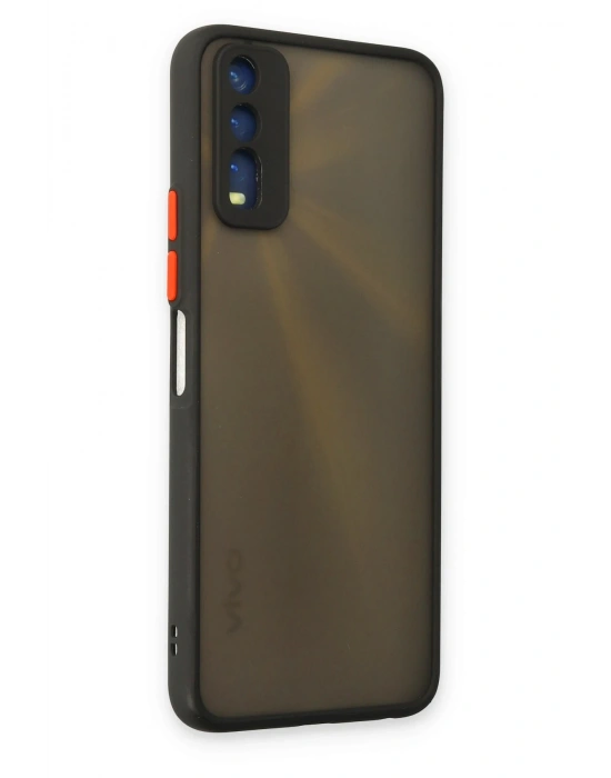 Newface Vivo Y11S Kılıf Montreal Silikon Kapak - Siyah