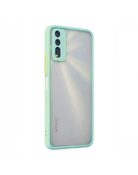 Newface Vivo Y11S Kılıf Montreal Silikon Kapak - Turkuaz