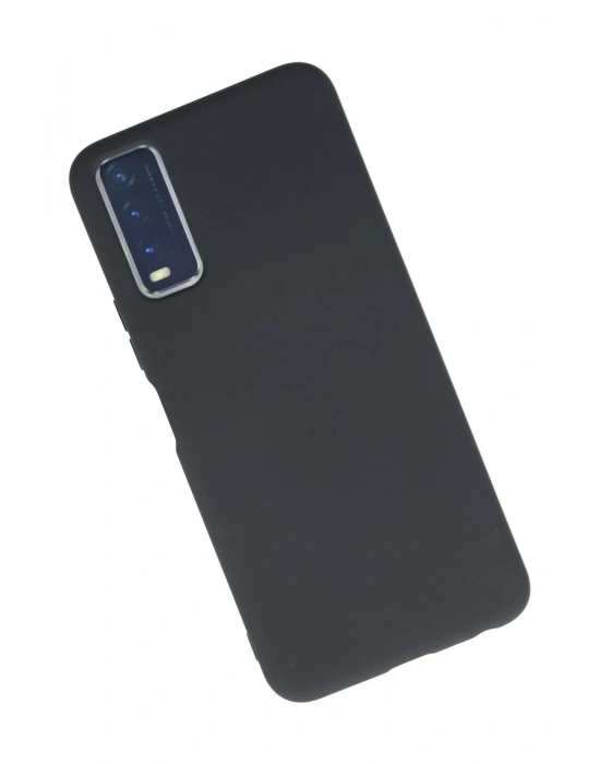 Newface Vivo Y11S Kılıf Nano içi Kadife Silikon - Gri