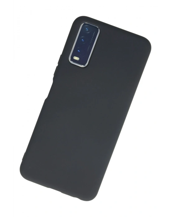 Newface Vivo Y11S Kılıf Nano içi Kadife Silikon - Gri