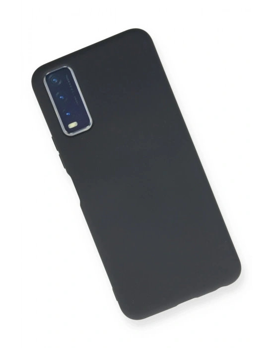 Newface Vivo Y11S Kılıf Nano içi Kadife Silikon - Lacivert