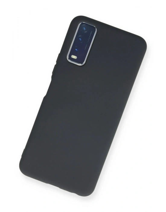 Newface Vivo Y11S Kılıf Nano içi Kadife Silikon - Lacivert