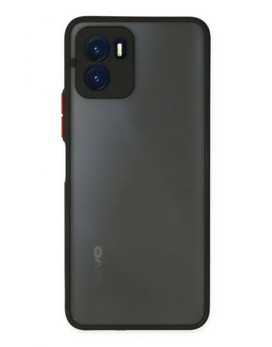 Newface Vivo Y15S Kılıf Montreal Silikon Kapak - Siyah