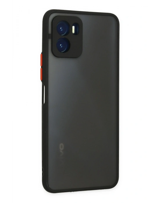 Newface Vivo Y15S Kılıf Montreal Silikon Kapak - Siyah