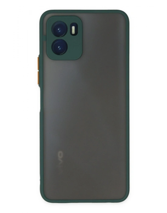 Newface Vivo Y15S Kılıf Montreal Silikon Kapak - Yeşil